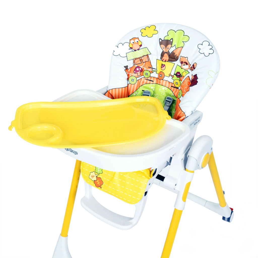 Scaun de masa Prima Pappa Zero Follow Me Fox&Friends, Peg Perego